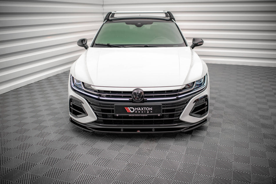 Front Splitter V.1 suitable for Volkswagen Arteon R Sedan / Shooting Brake Mk1 Facelift