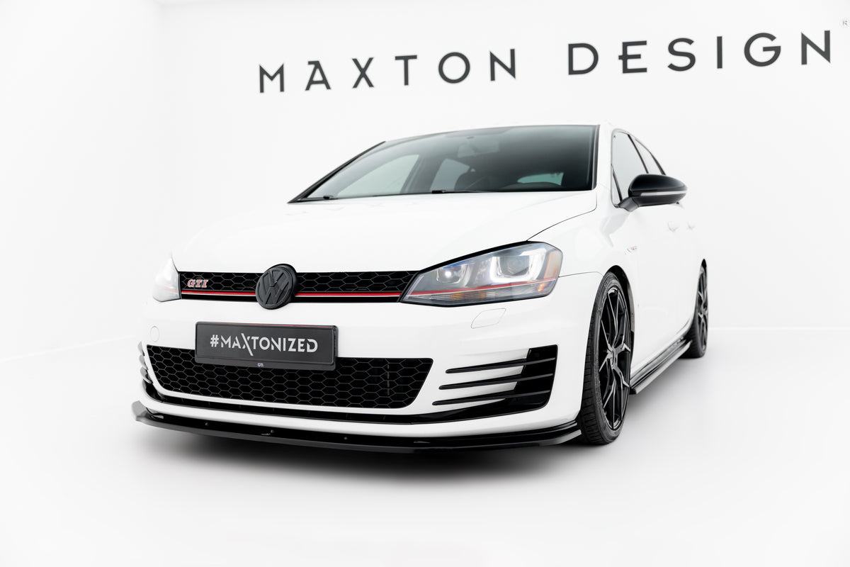 Front Splitter V.1 suitable for Volkswagen Golf GTI / GTD Mk7