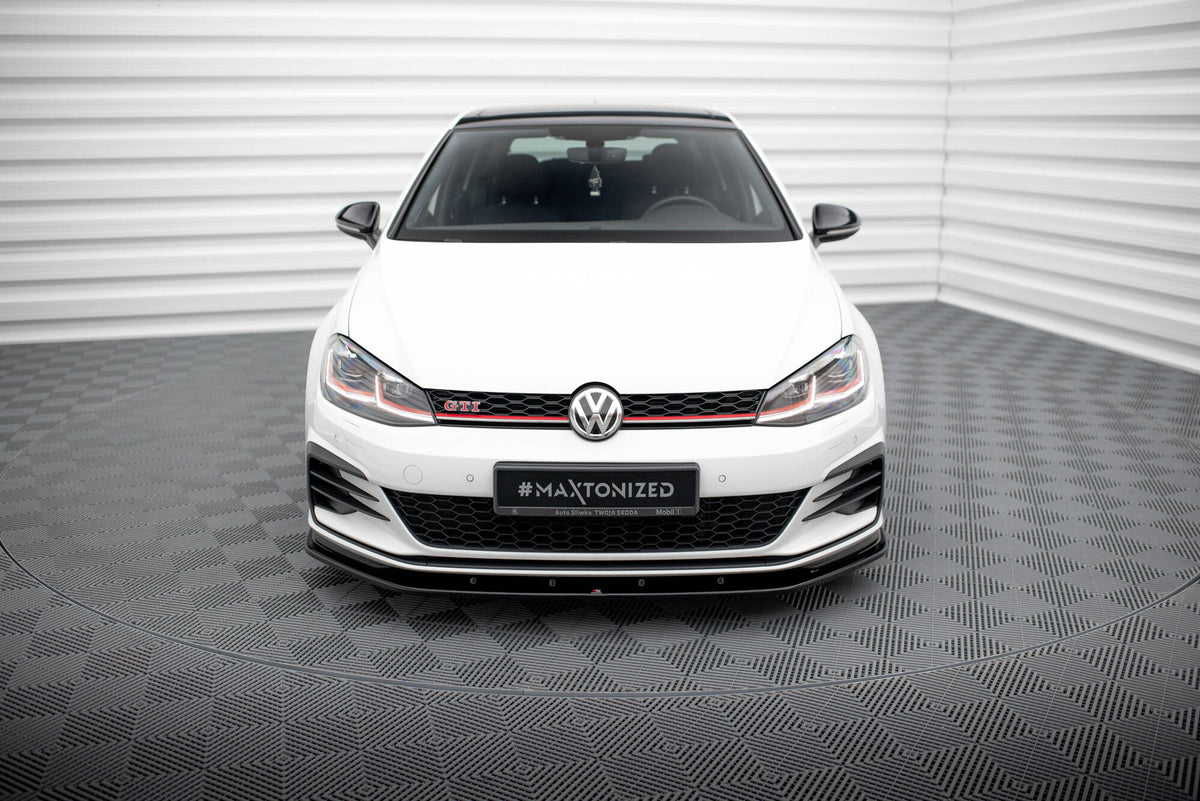 Front Splitter V.1 suitable for Volkswagen Golf GTI / GTD Mk7 Facelift