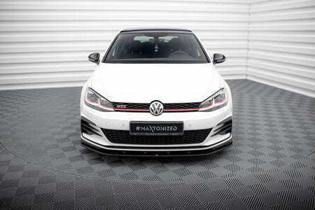 Front Splitter V.1 suitable for Volkswagen Golf GTI / GTD Mk7 Facelift
