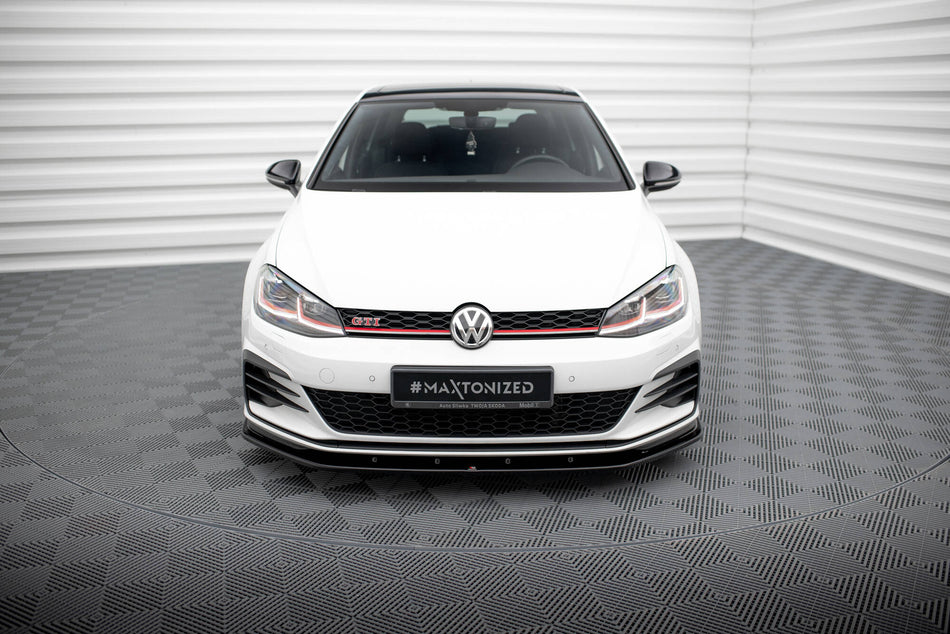 Front Splitter V.1 suitable for Volkswagen Golf GTI / GTD Mk7 Facelift