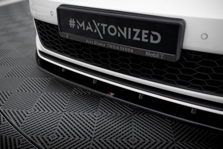Front Splitter V.1 suitable for Volkswagen Golf GTI / GTD Mk7 Facelift