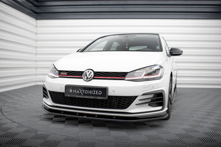Front Splitter V.1 suitable for Volkswagen Golf GTI / GTD Mk7 Facelift
