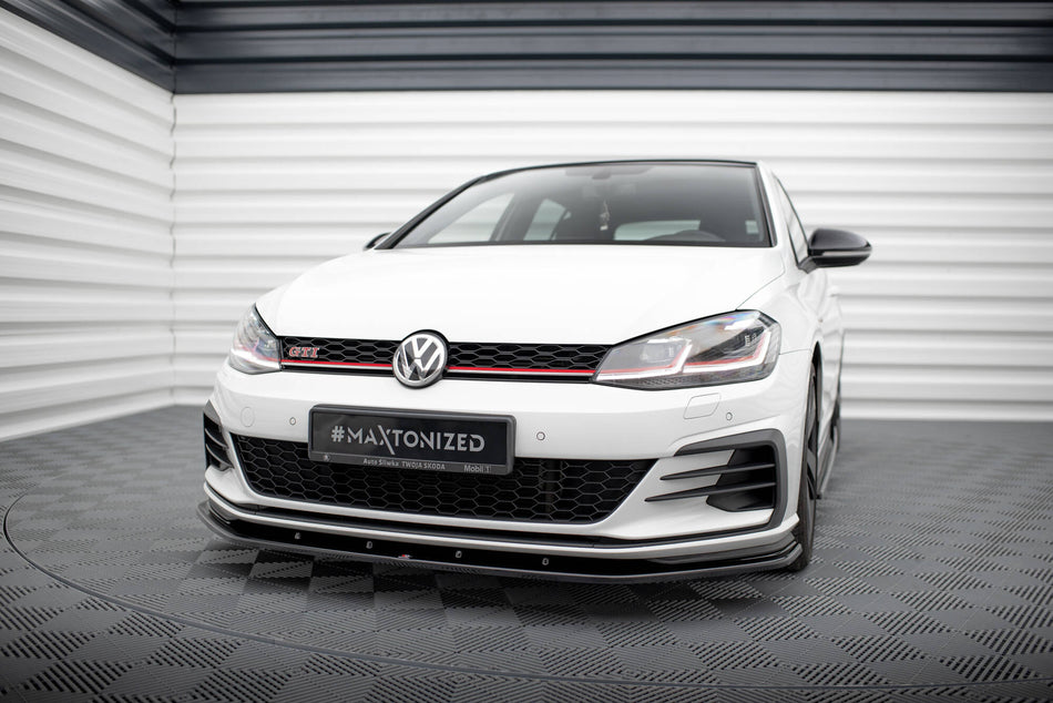 Front Splitter V.1 suitable for Volkswagen Golf GTI / GTD Mk7 Facelift
