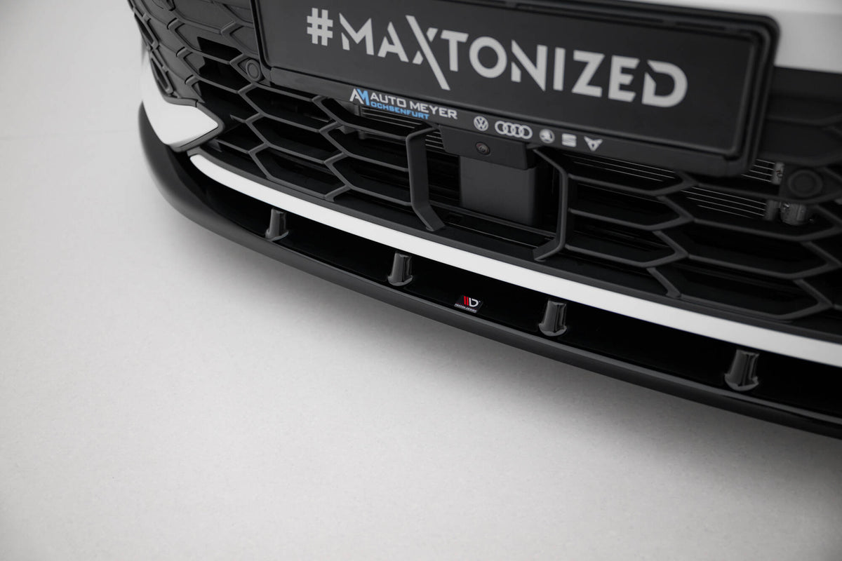 Front Splitter V.1 suitable for Volkswagen Golf GTI / GTE / R-Line Mk8 Facelift