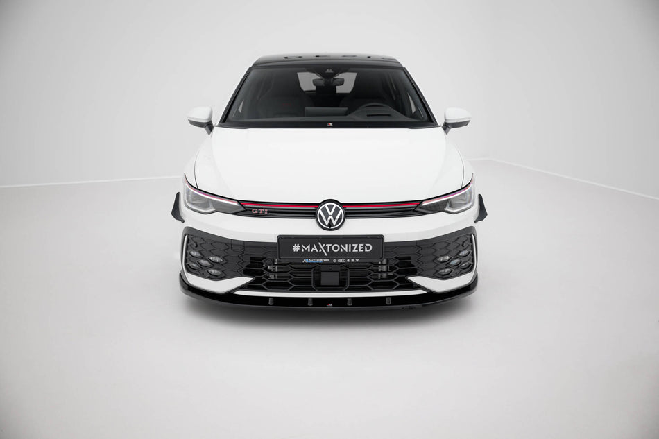 Front Splitter V.1 suitable for Volkswagen Golf GTI / GTE / R-Line Mk8 Facelift