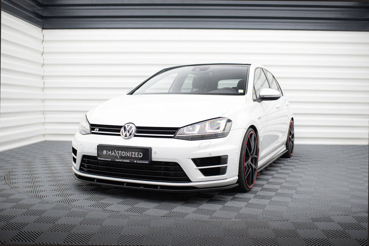 Front Splitter V.1 suitable for Volkswagen Golf R / R-Line Mk7