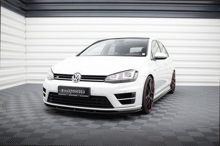 Front Splitter V.1 suitable for Volkswagen Golf R / R-Line Mk7