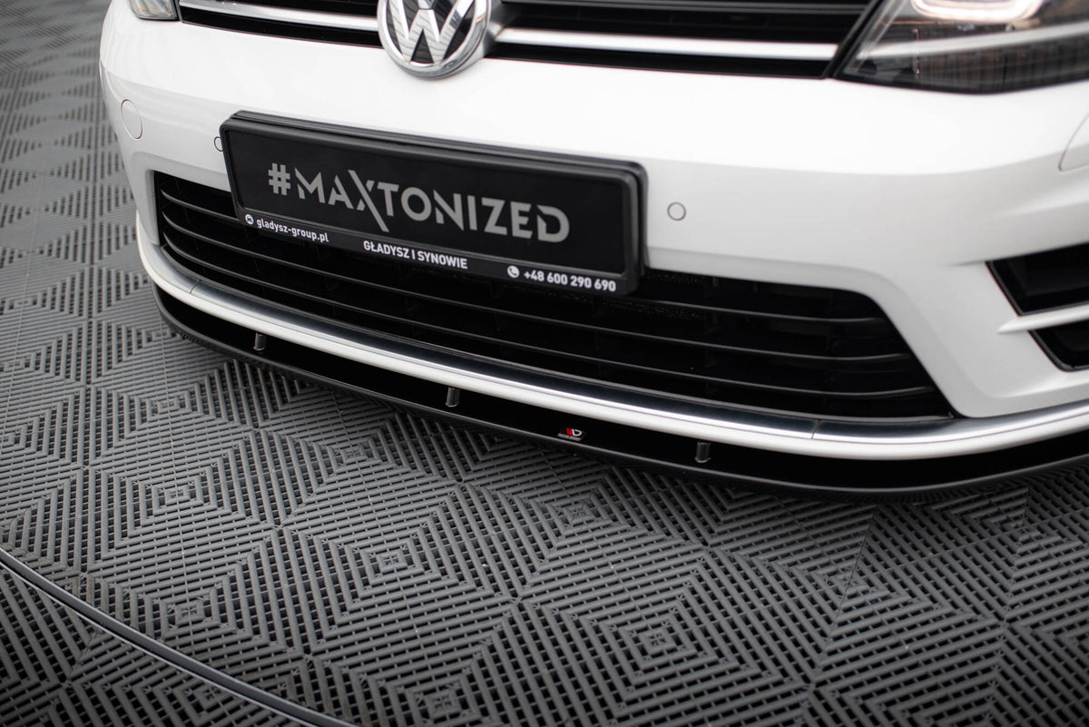 Front Splitter V.1 suitable for Volkswagen Golf R / R-Line Mk7