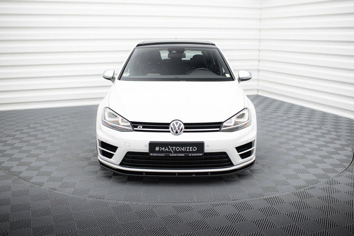 Front Splitter V.1 suitable for Volkswagen Golf R / R-Line Mk7