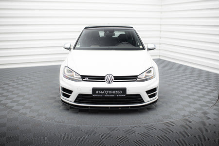 Front Splitter V.1 suitable for Volkswagen Golf R / R-Line Mk7