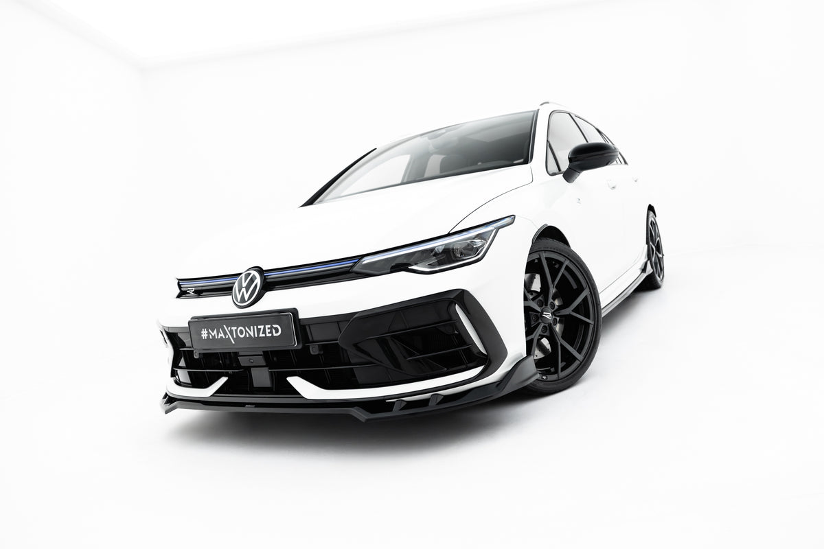 Front Splitter V.1 suitable for Volkswagen Golf R Variant Mk8 Facelift