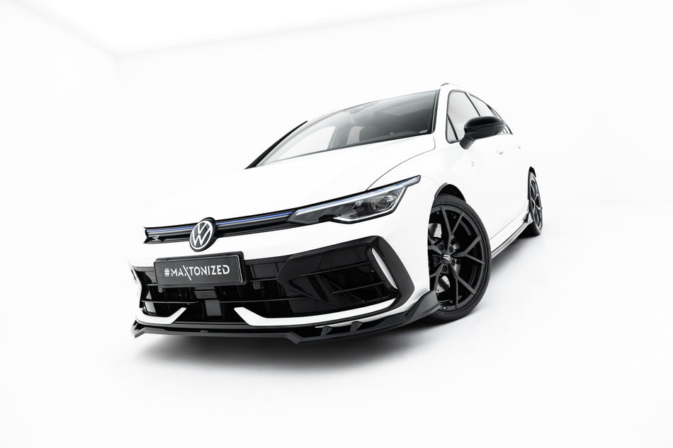 Front Splitter V.1 suitable for Volkswagen Golf R Variant Mk8 Facelift