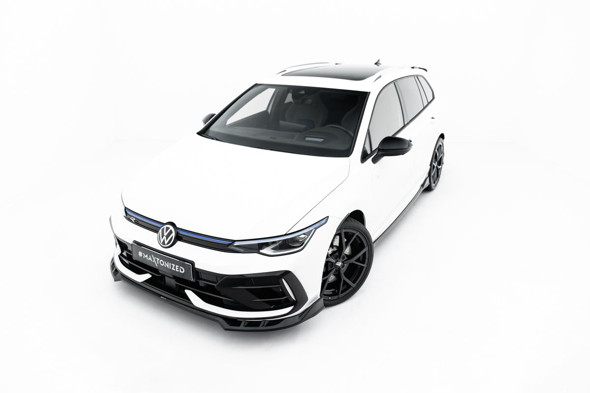 Front Splitter V.1 suitable for Volkswagen Golf R Variant Mk8 Facelift