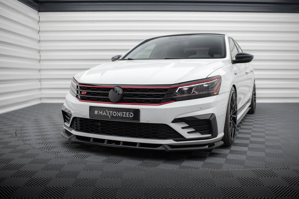 Front Splitter V.1 suitable for Volkswagen Passat GT B8 Facelift USA