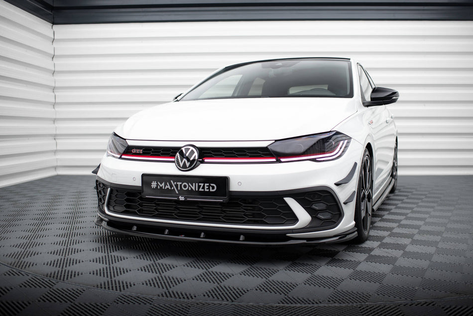 Front Splitter V.1 suitable for Volkswagen Polo GTI Mk6 Facelift