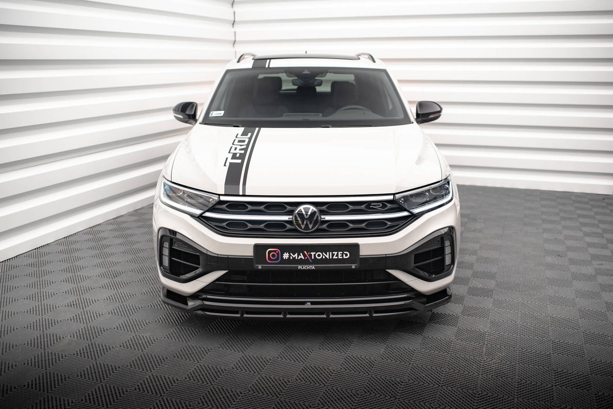 Front Splitter V.1 suitable for Volkswagen T-Roc R / R-Line Mk1 Facelift