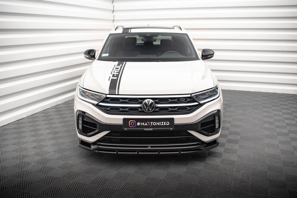 Front Splitter V.1 suitable for Volkswagen T-Roc R / R-Line Mk1 Facelift