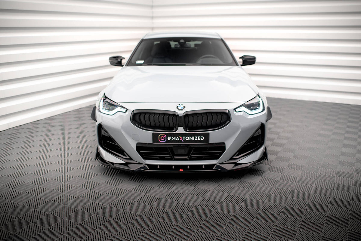 Front Splitter V.2 + Flaps suitable for BMW 2 Coupe M-Pack / M240i G42