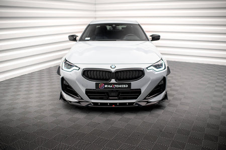 Front Splitter V.2 + Flaps suitable for BMW 2 Coupe M-Pack / M240i G42