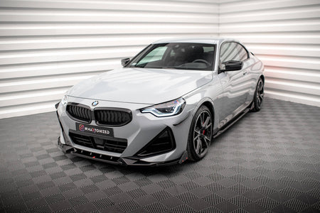 Front Splitter V.2 + Flaps suitable for BMW 2 Coupe M-Pack / M240i G42
