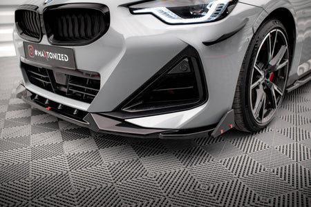 Front Splitter V.2 + Flaps suitable for BMW 2 Coupe M-Pack / M240i G42