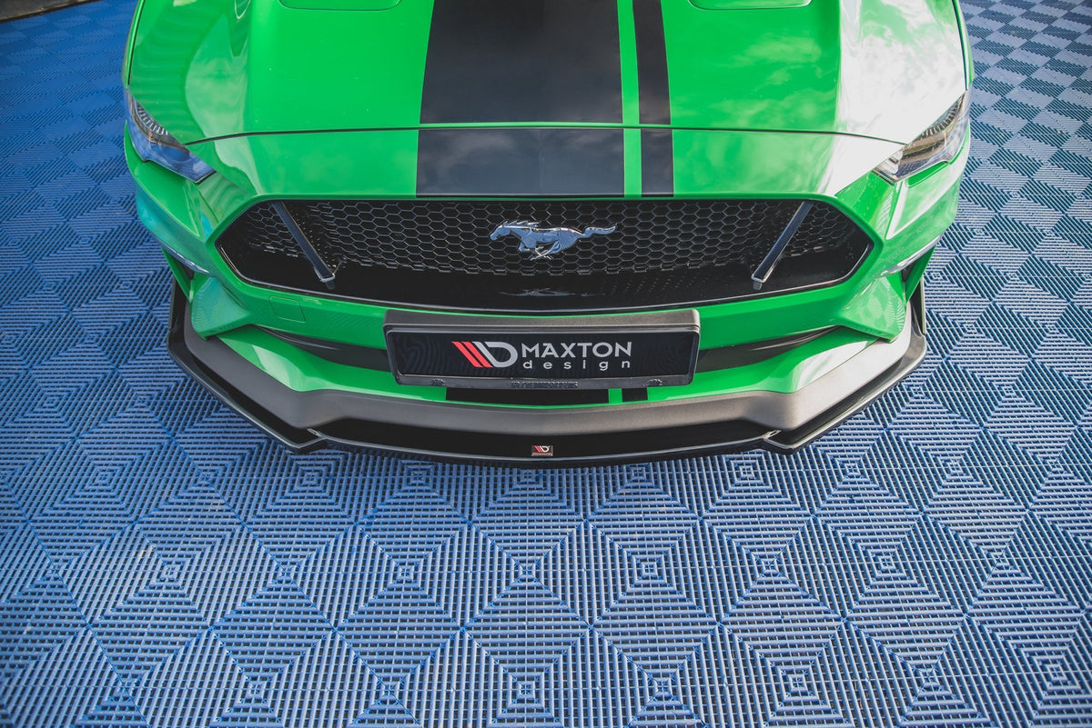 Front Splitter V.2 + Flaps suitable for Ford Mustang GT Mk6 Facelift