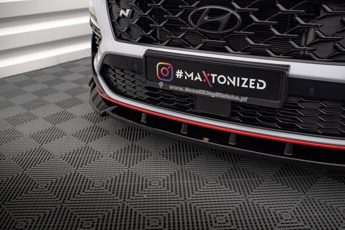 Front Splitter V.2 + Flaps suitable for Hyundai Kona N Mk1
