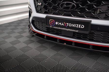 Front Splitter V.2 + Flaps suitable for Hyundai Kona N Mk1