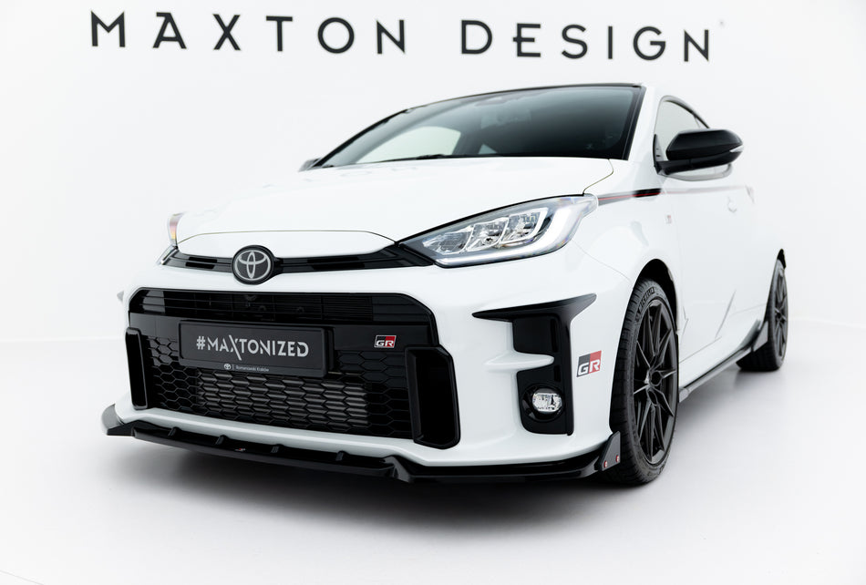 Front Splitter V.2 + Flaps suitable for Toyota GR Yaris Mk4