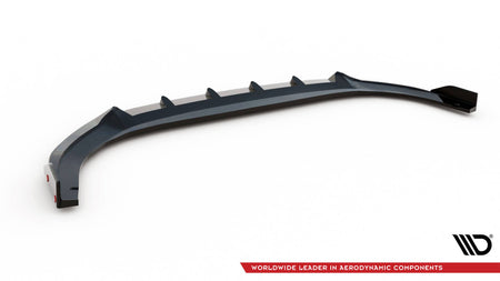 Front Splitter V.2 + Flaps suitable for Volkswagen Golf GTI / GTE / R-Line Mk8 Facelift