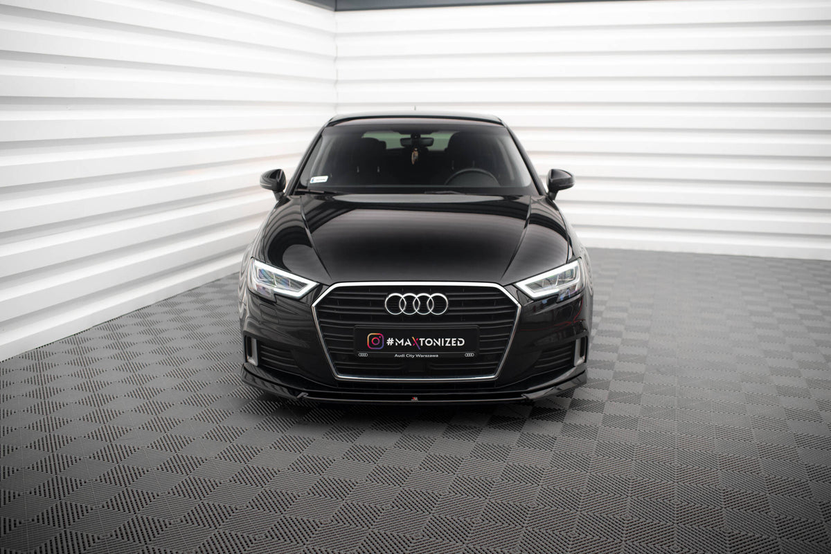 Front Splitter V.2 suitable for Audi A3 Sportback 8V Facelift