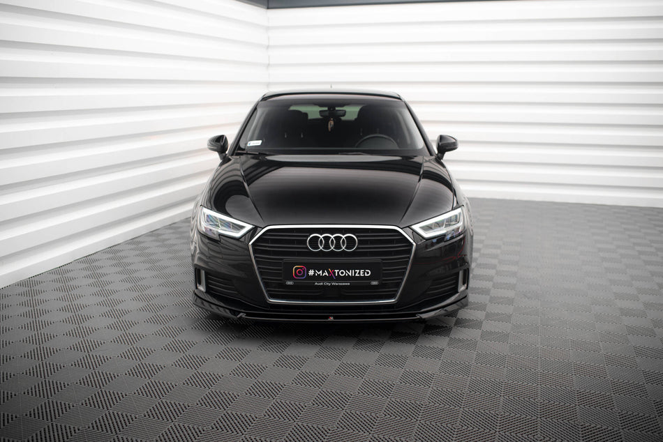 Front Splitter V.2 suitable for Audi A3 Sportback 8V Facelift