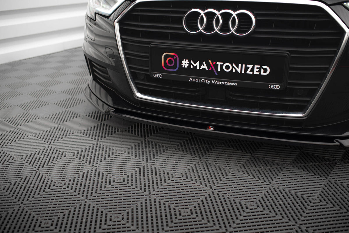 Front Splitter V.2 suitable for Audi A3 Sportback 8V Facelift