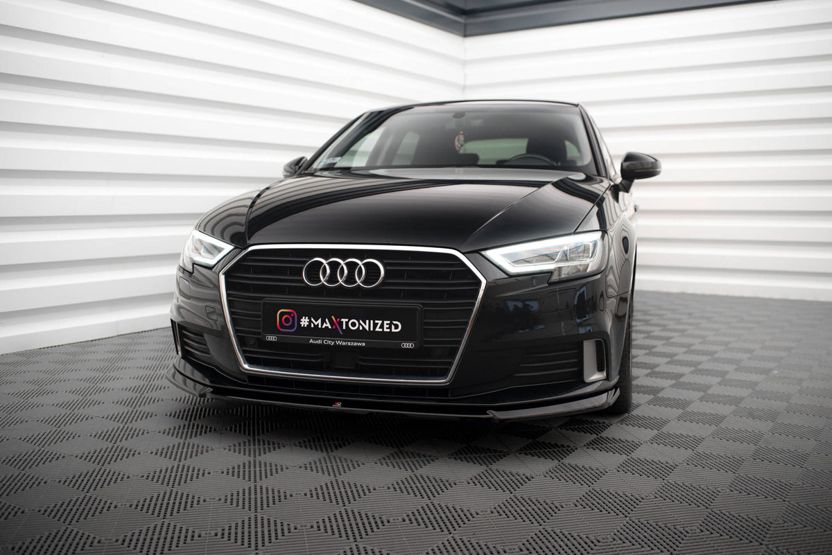 Front Splitter V.2 suitable for Audi A3 Sportback 8V Facelift