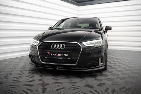 Front Splitter V.2 suitable for Audi A3 Sportback 8V Facelift