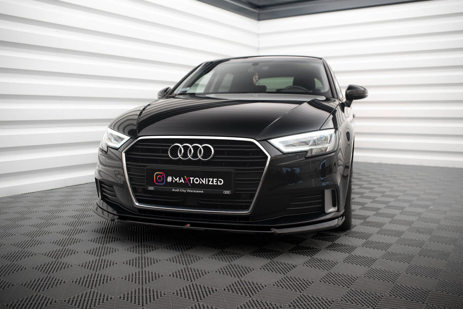 Front Splitter V.2 suitable for Audi A3 Sportback 8V Facelift