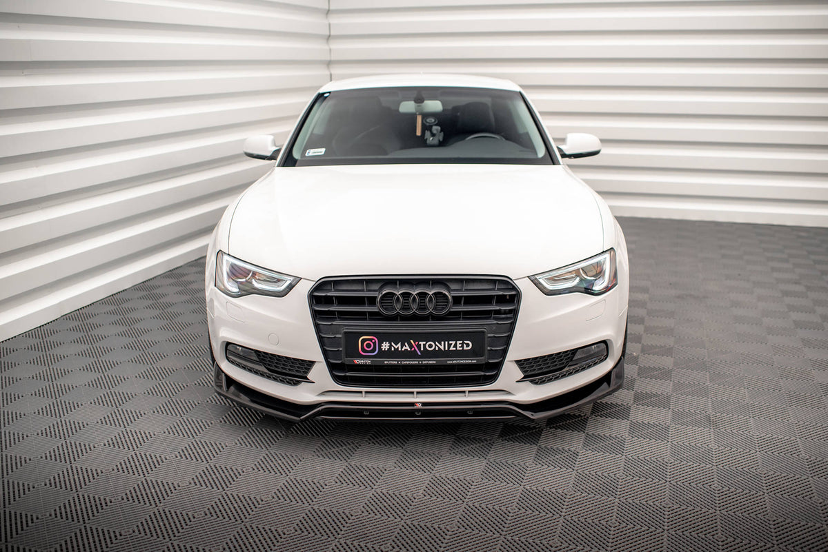 Front Splitter V.2 suitable for Audi A5 Coupe / Sportback 8T Facelift