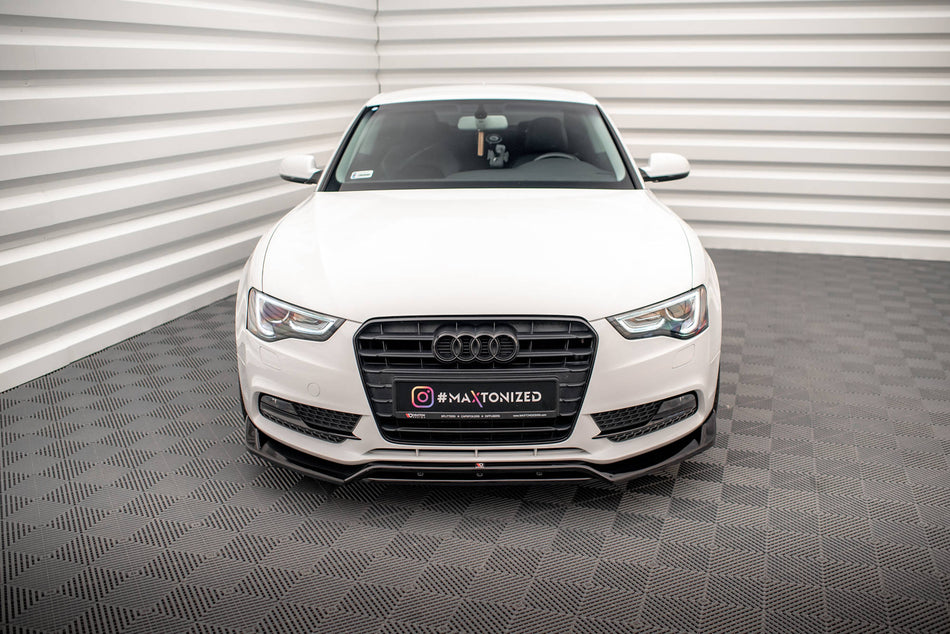 Front Splitter V.2 suitable for Audi A5 Coupe / Sportback 8T Facelift