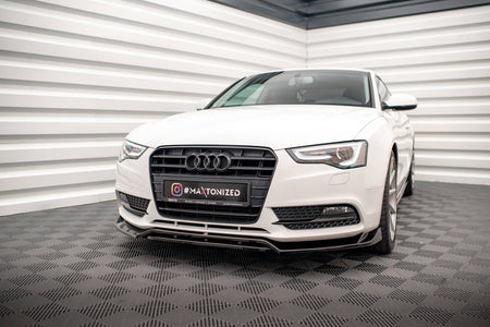 Front Splitter V.2 suitable for Audi A5 Coupe / Sportback 8T Facelift