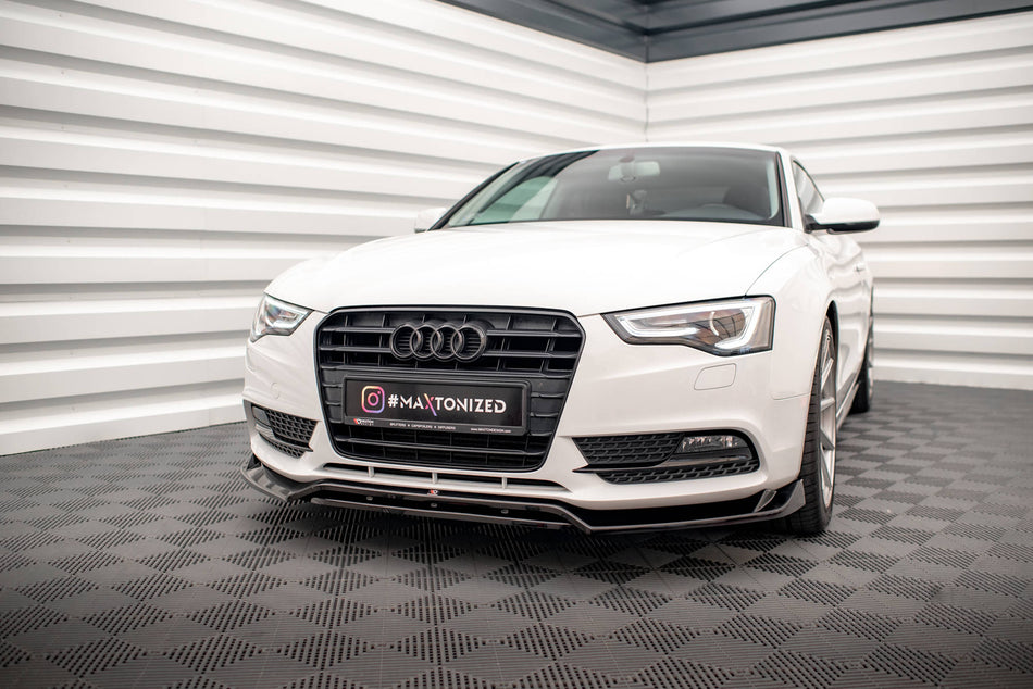Front Splitter V.2 suitable for Audi A5 Coupe / Sportback 8T Facelift