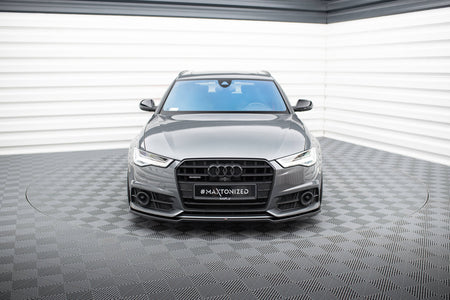 Front Splitter V.2 suitable for Audi A6 / A6 C7 S-line/ S6 C7 Facelift