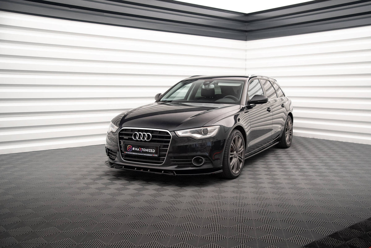 Front Splitter V.2  suitable for Audi A6 C7