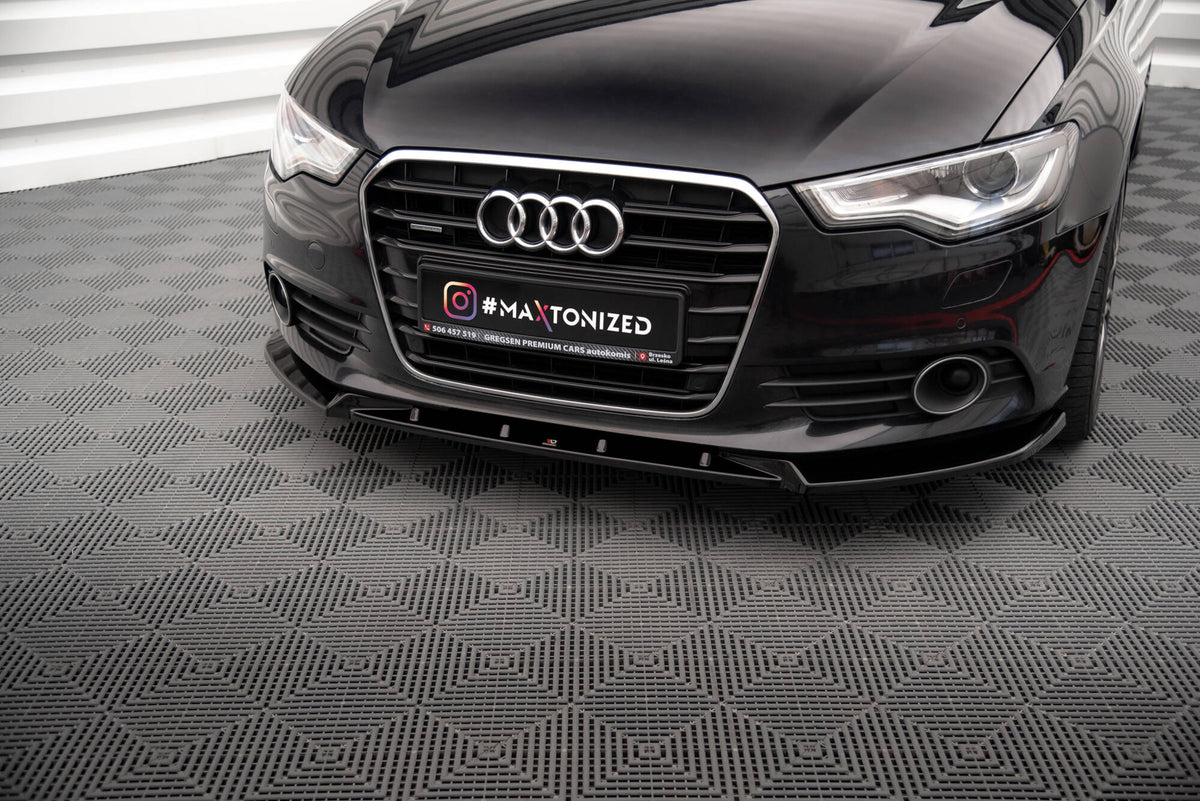 Front Splitter V.2  suitable for Audi A6 C7