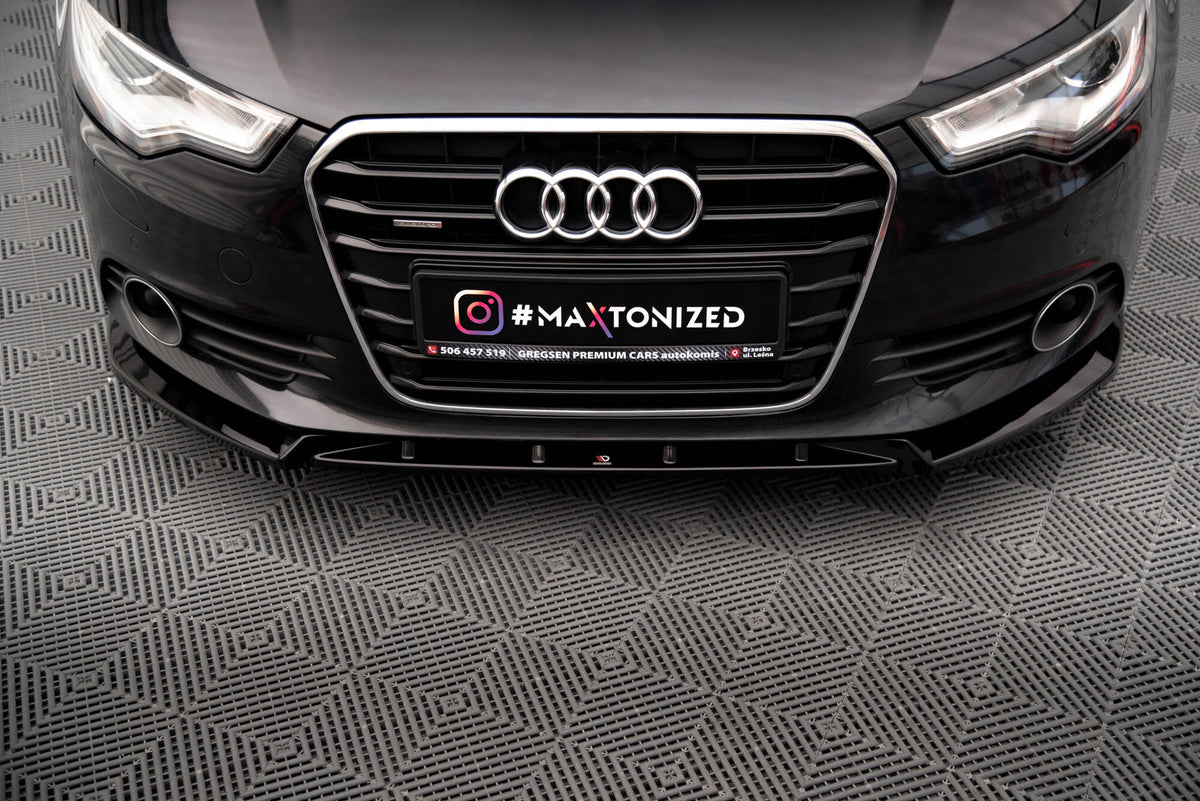 Front Splitter V.2  suitable for Audi A6 C7