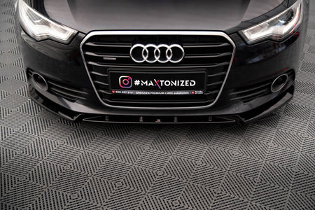 Front Splitter V.2  suitable for Audi A6 C7