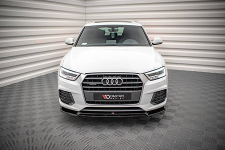 Front Splitter V.2 suitable for Audi Q3 Sport 8U Facelift