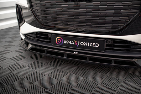 Front Splitter V.2 suitable for Audi Q4 e-tron Sportback S-line Mk1