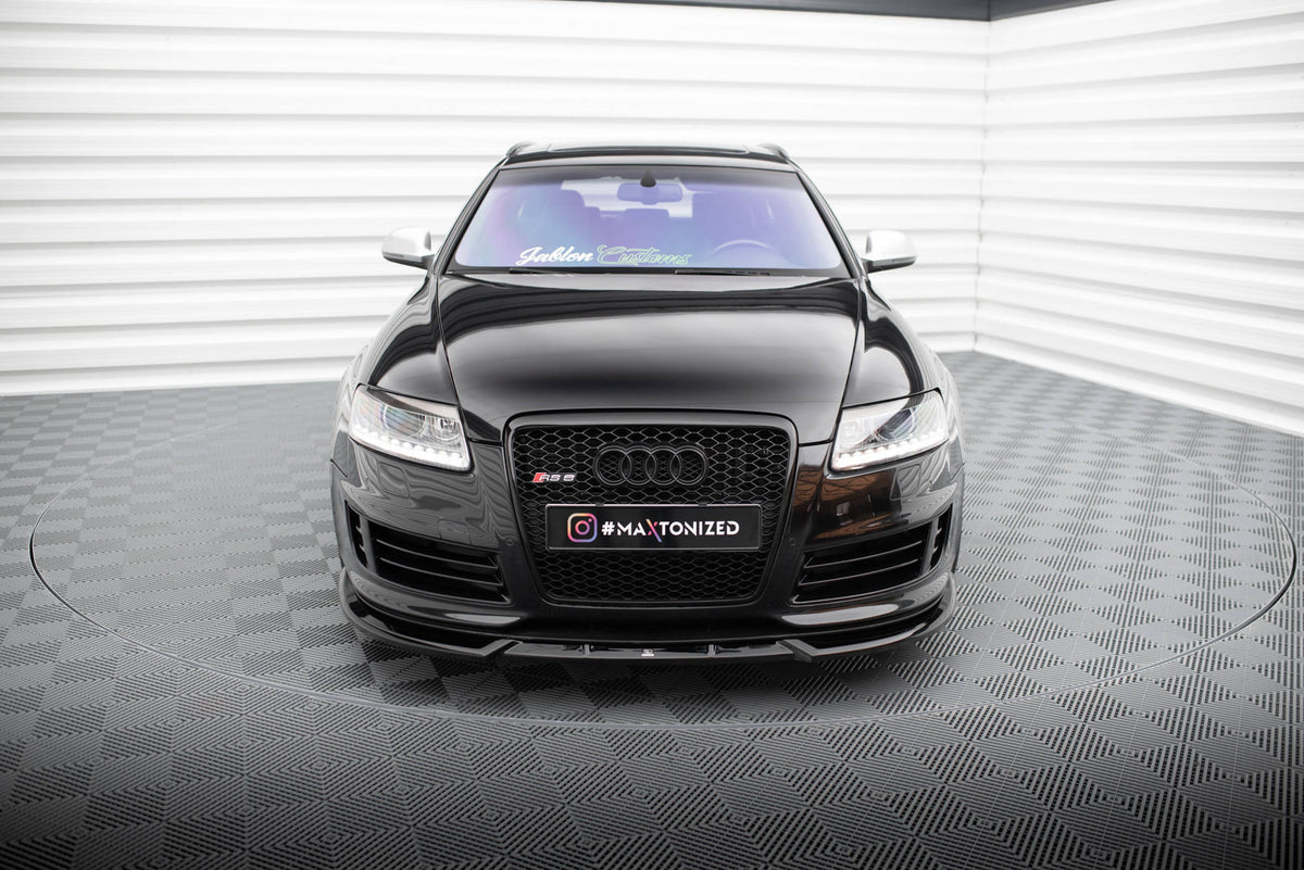 Front Splitter V.2 suitable for Audi RS6 Avant C6