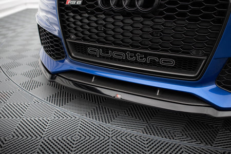 Front Splitter V.2 suitable for Audi RS6 C7 / C7 Facelift